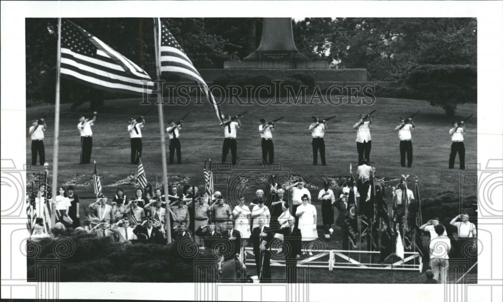 1991 Press Photo Veterans organizations Memorial Day - RRV39667 - Historic Images