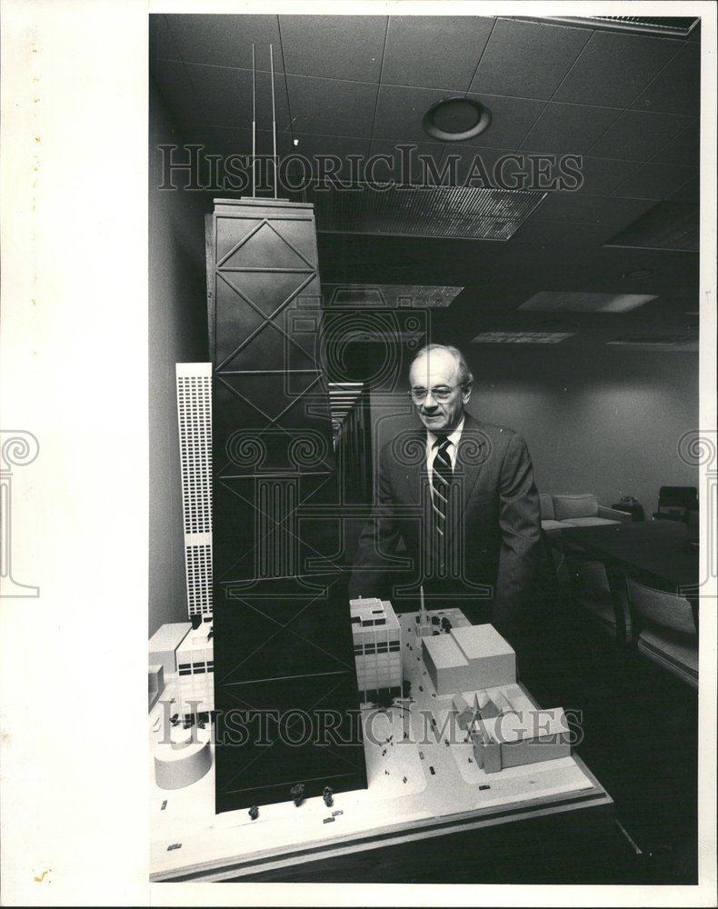 1985 Press Photo Hancock Building Chicago Illinois - RRV56139 - Historic Images