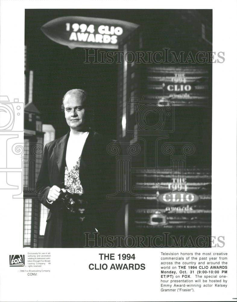 1994 Press Photo Kelsey Grammer 1994 Clio Awards Monday - RRV31711 - Historic Images