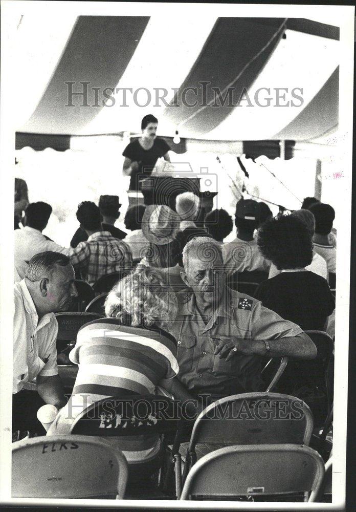 1980 Press Photo Col BF von Stahl chairman committe - RRV60175 - Historic Images