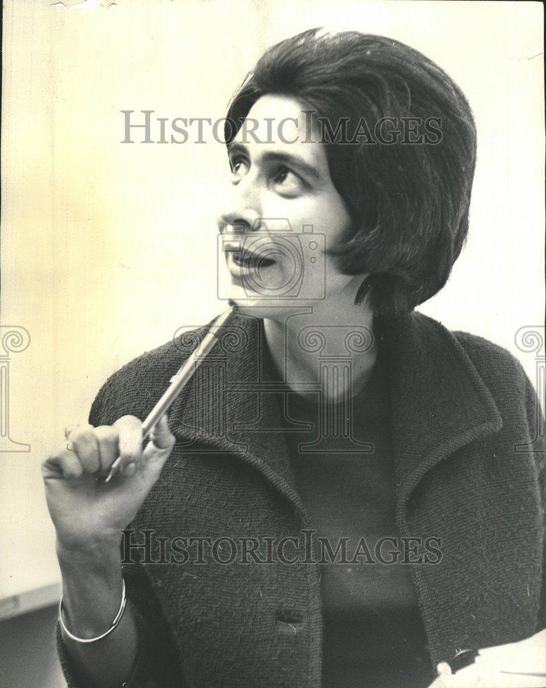 1966 Press Photo Mrs Pauline Refake coordinator project - RRV61989 - Historic Images