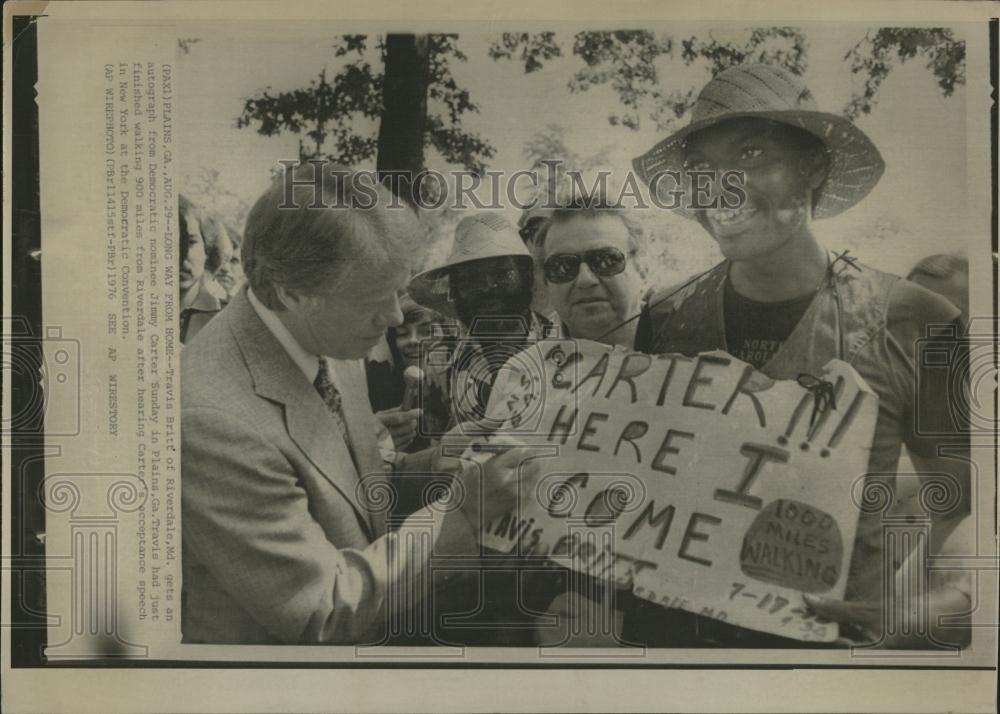 1976 Press Photo Democratic Nominee Jimmy Carter - RRV19461 - Historic Images