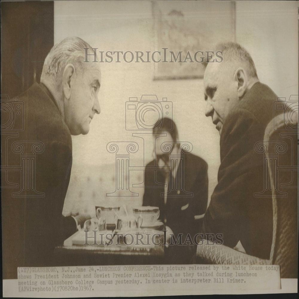 1967 Press Photo Pres. Lyndon B Johnson - RRV27509 - Historic Images