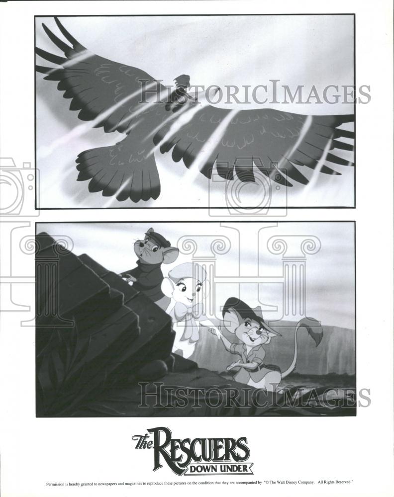 1990 Press Photo Disney Rescuers Down Under - RRV34891 - Historic Images