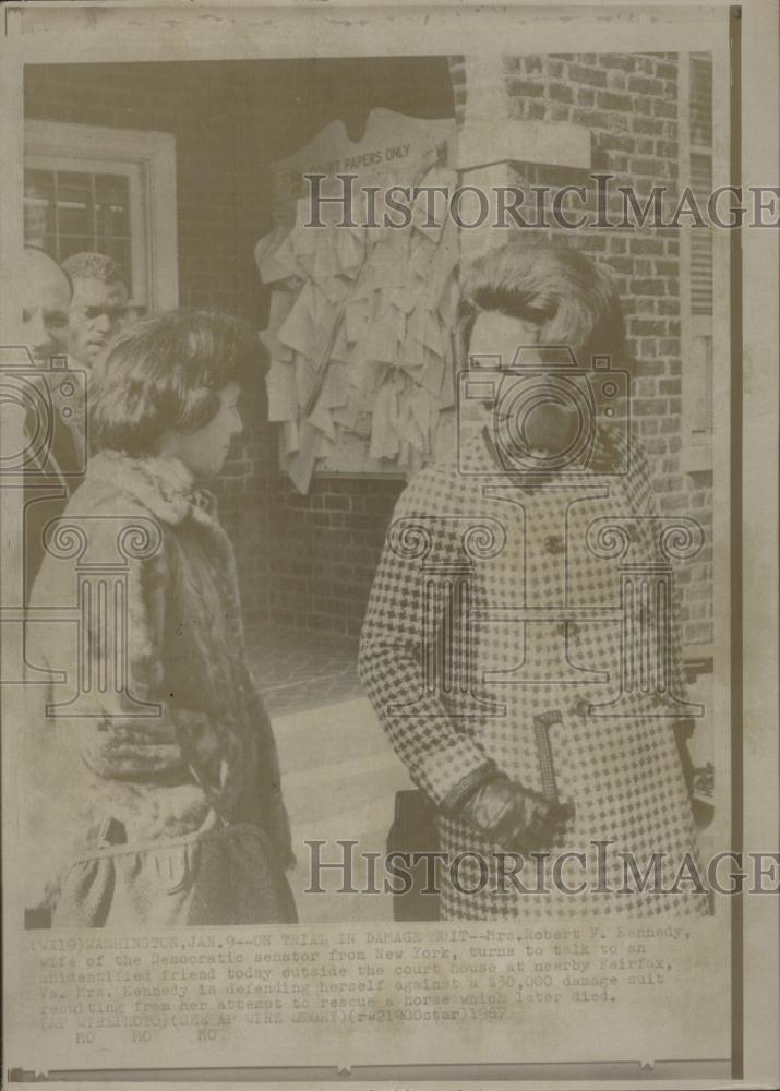 1967 Press Photo Robert Wife Kennedy New York Senator - RRV15253 - Historic Images