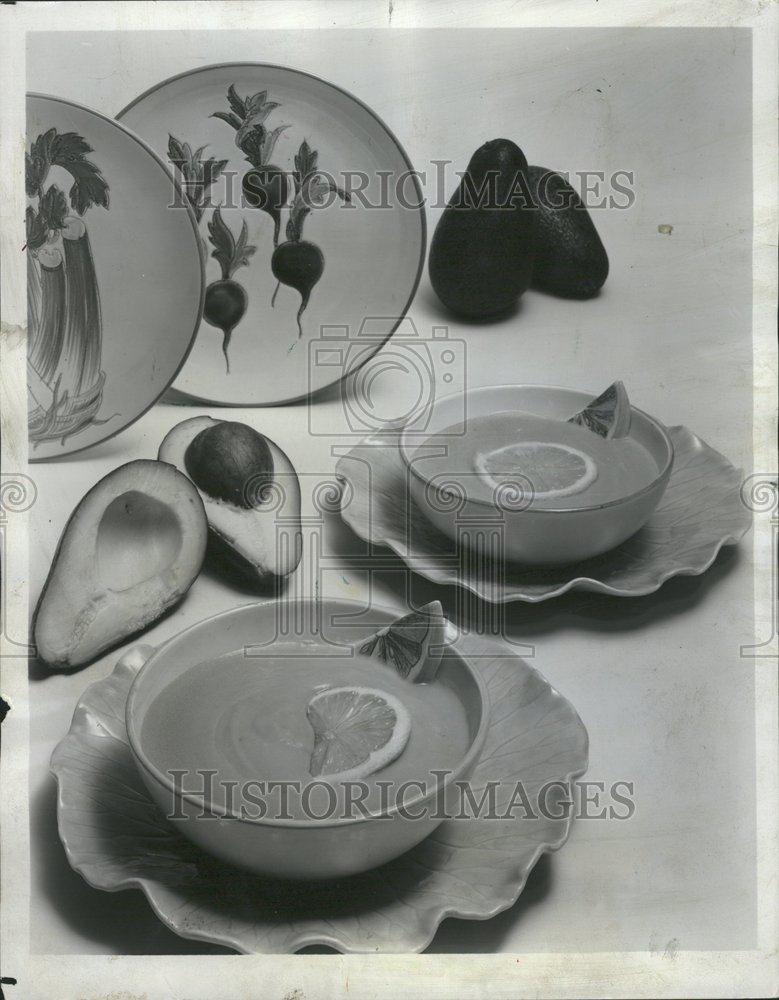 1966 Press Photo Avacado Velvet Soup - RRV56701 - Historic Images