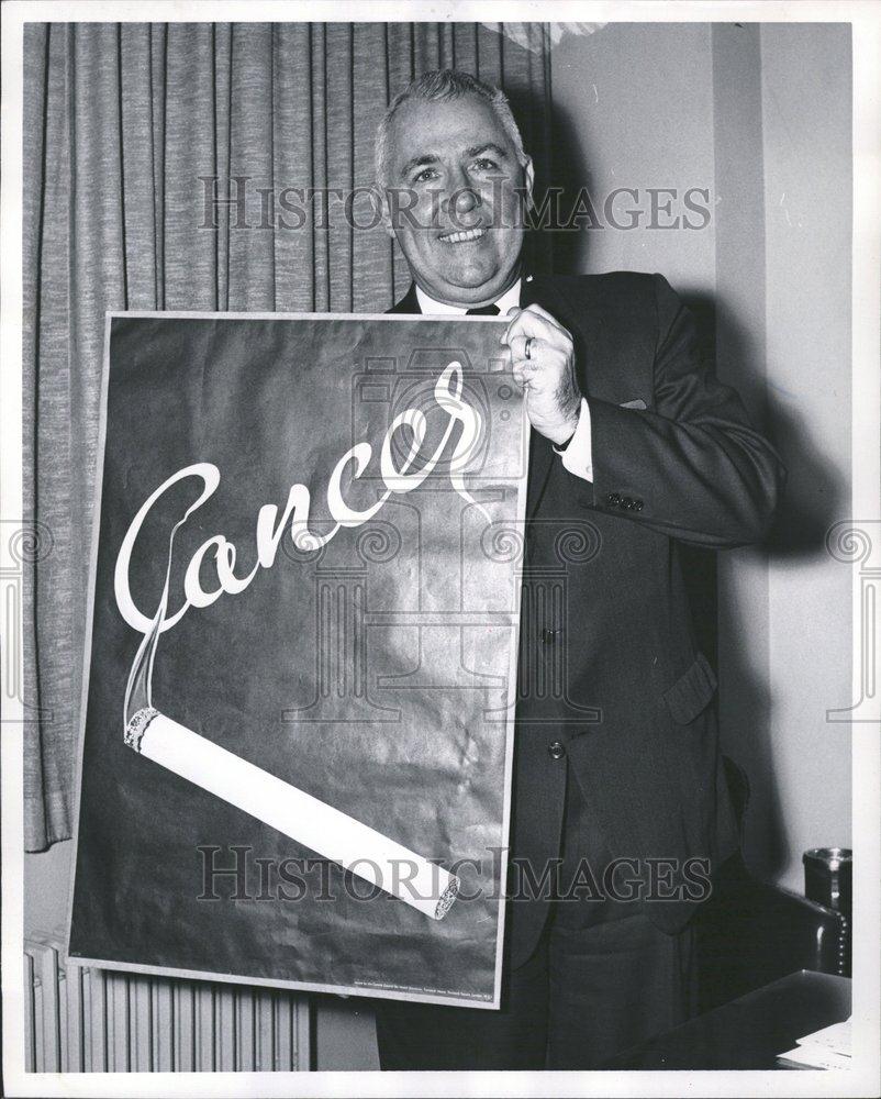 1963 Press Photo Edward Tuescher cancer foundation - RRV55107 - Historic Images