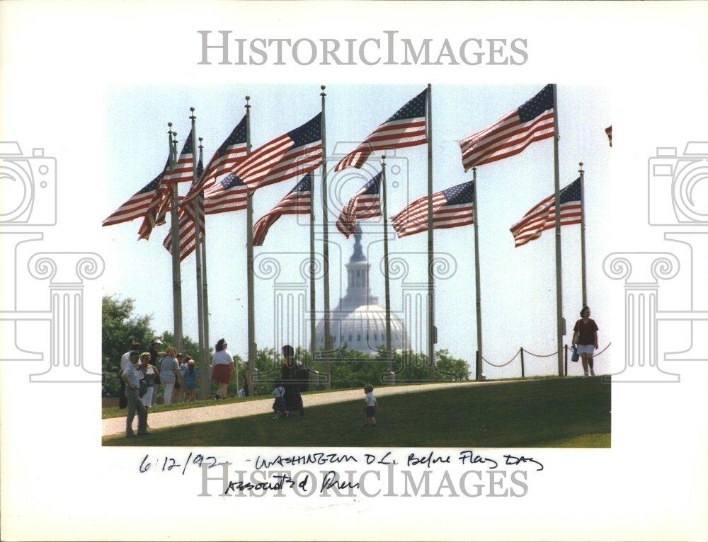 1992 Press Photo Washington,D.C. On Flag Day - RRV59695 - Historic Images