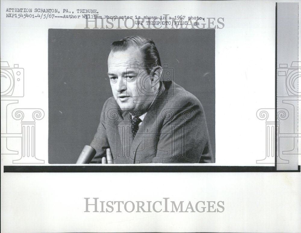 1967 Press Photo Award Win Author William Manchester - RRV57287 - Historic Images