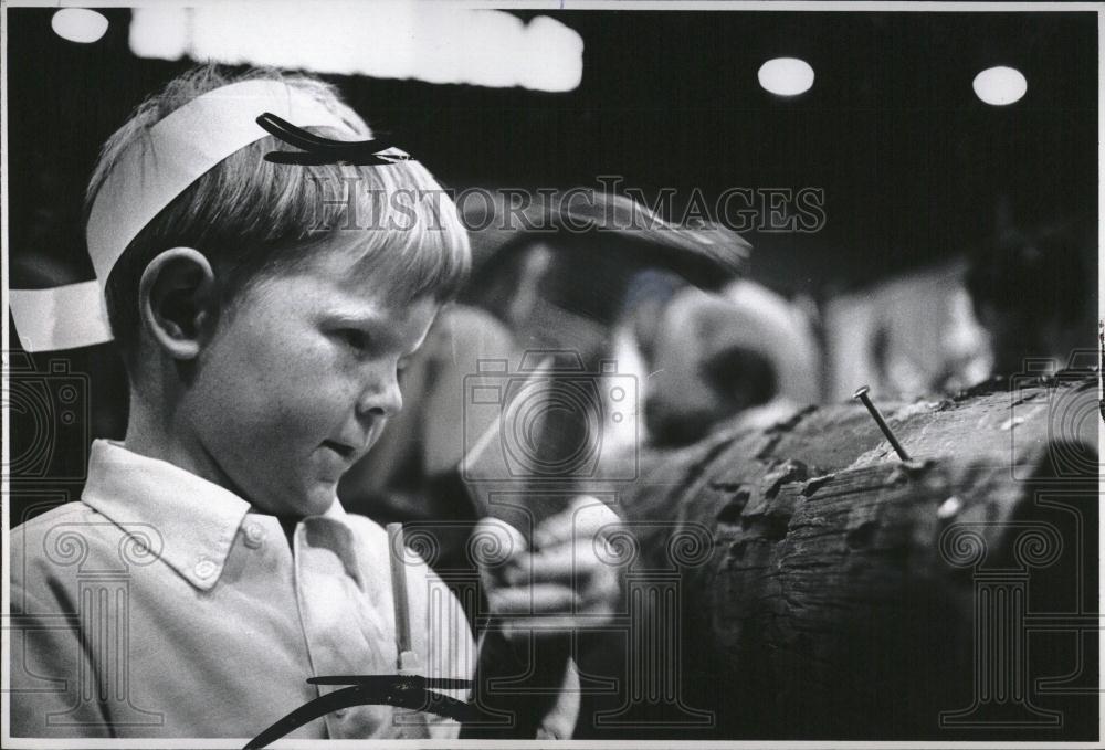 1972 Press Photo Boy Scouts Expo Sate Fair Detroit - RRV03365 - Historic Images