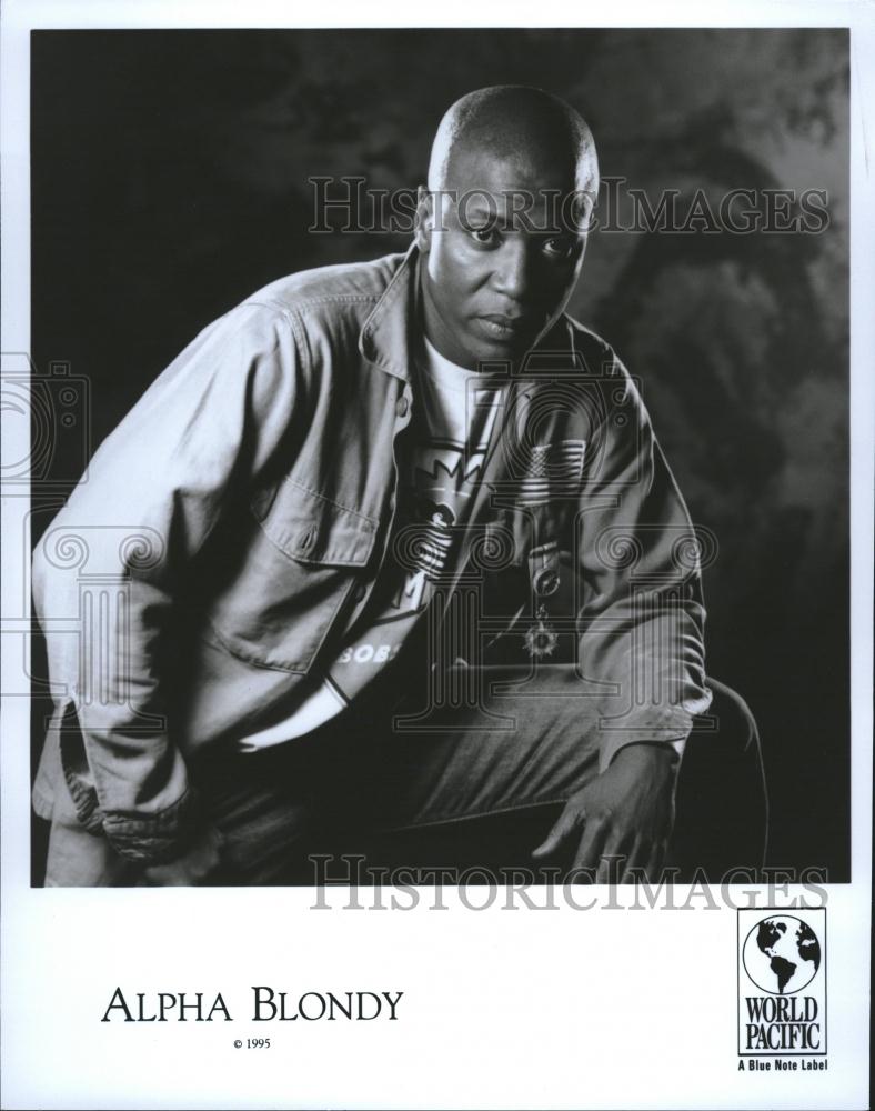 1995 Press Photo Alpha Blondy Reggae Singer - RRV15883 - Historic Images