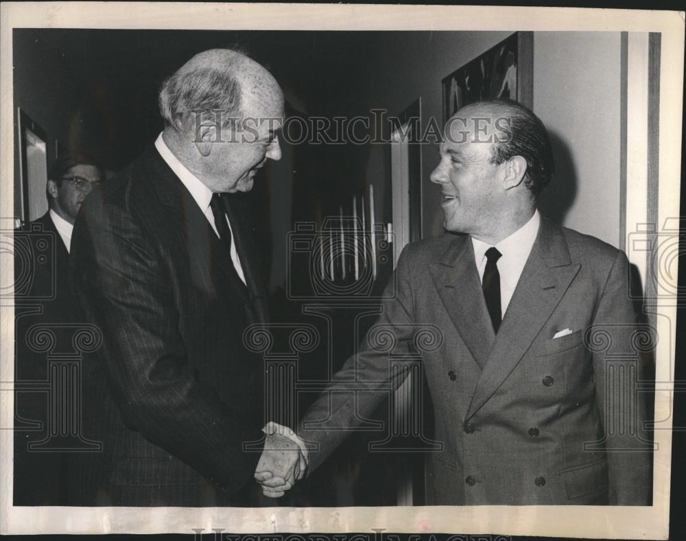 1966 Press Photo Nicanor Costa Mendez Argentina State - RRV17317 - Historic Images