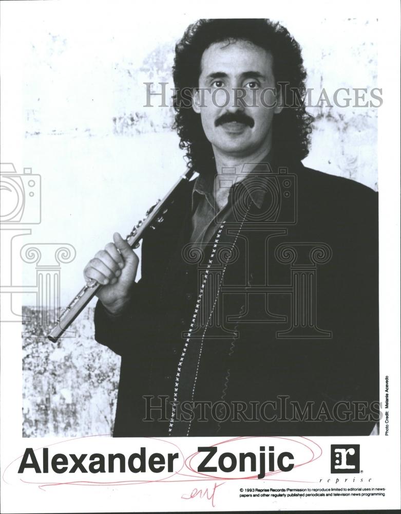 1993 Press Photo Alexander Zonjic/Jazz/Classic/Flutist - RRV36165 - Historic Images