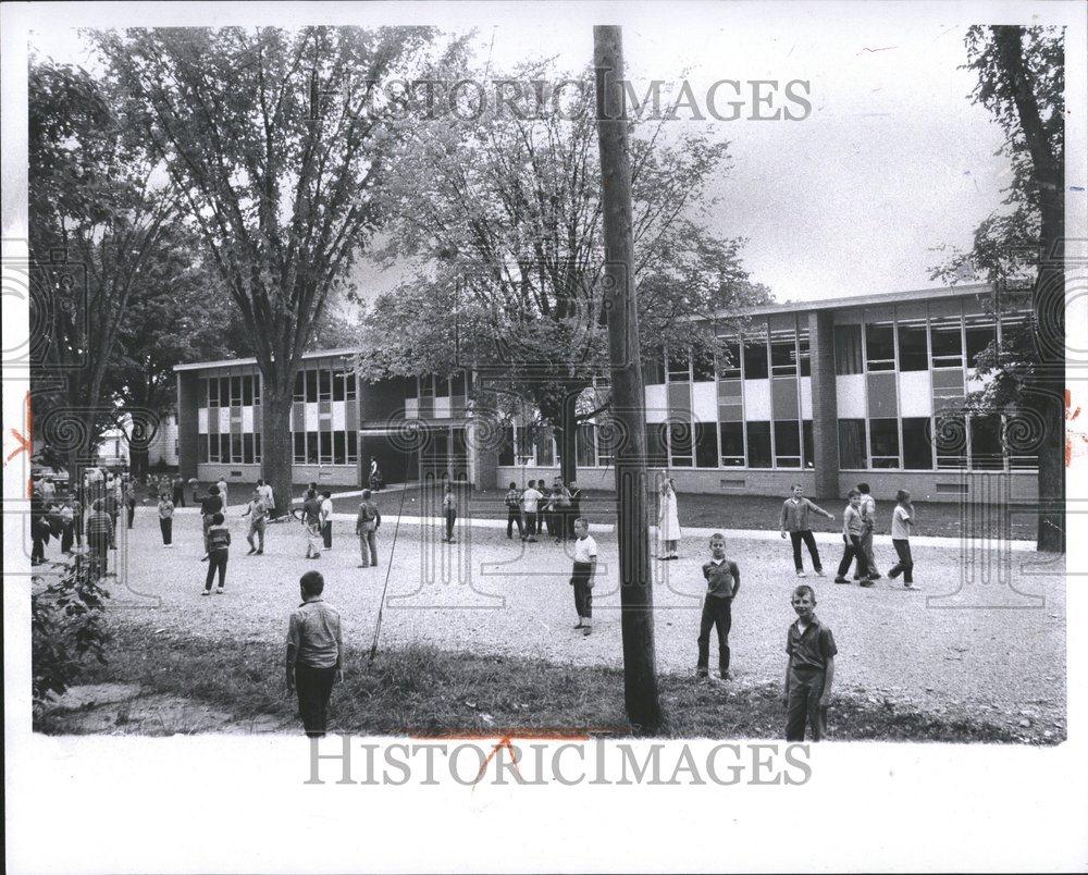 1961 Press Photo Boyce City Elementary School Michigan - RRV51191 - Historic Images