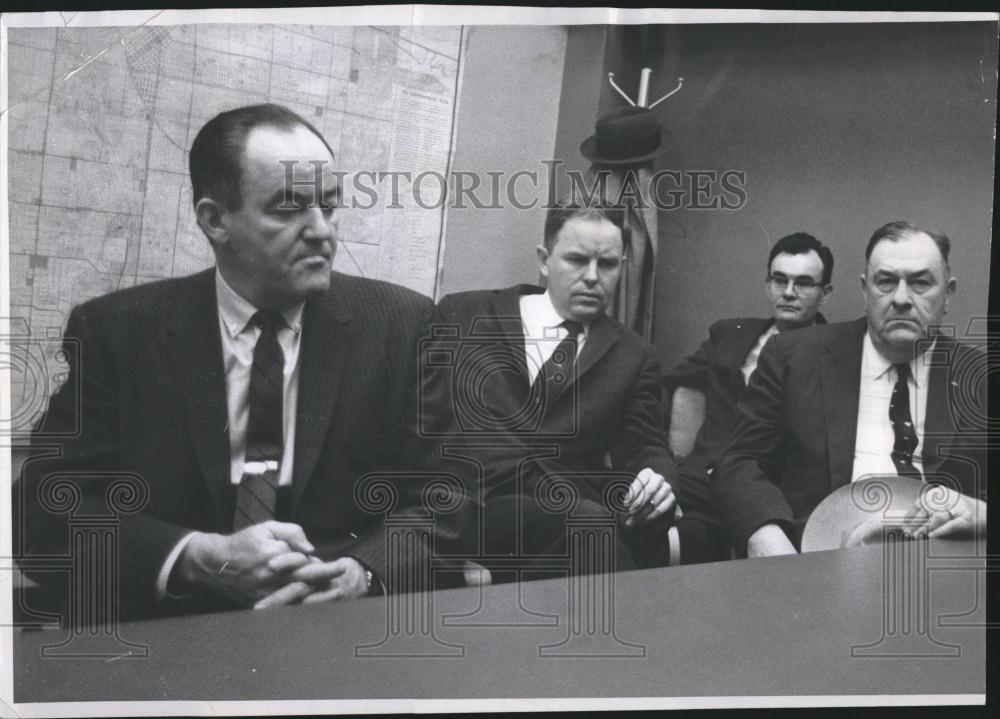 1960 Press Photo Senator Hubert Humphrey Denver Press - RRV18333 - Historic Images