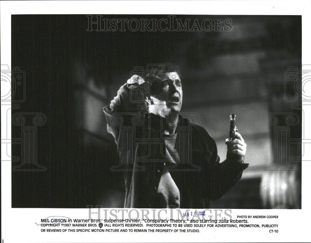 2002 Press Photo Mel Gibson Actor Conspiracy Theory - RRV46355 - Historic Images