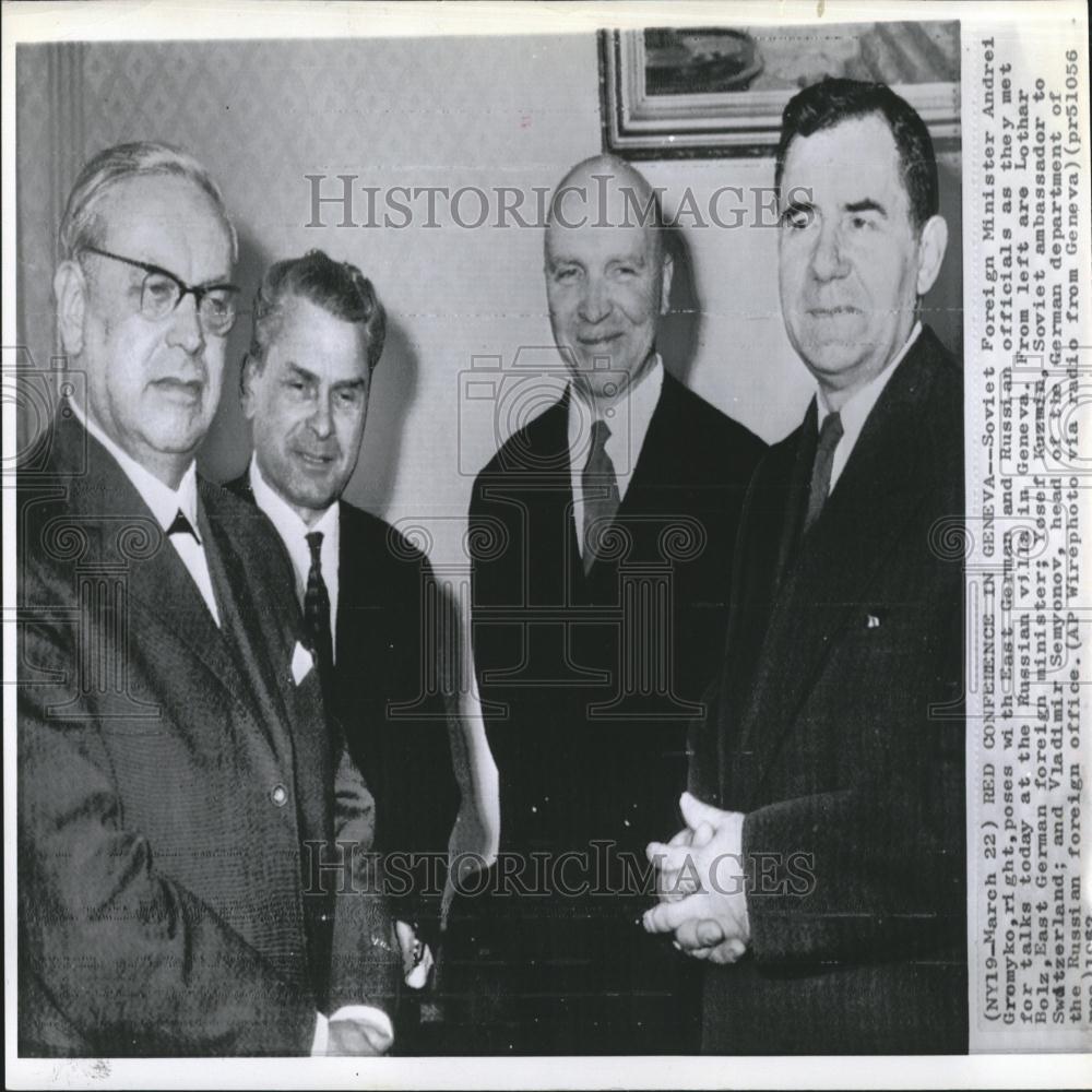 1962 Press Photo Soviet Foreign Minister Andrei Gromyko - RRV26357 - Historic Images