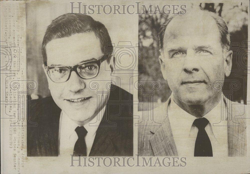 1988 Press Photo Senate Jerris Leonard Republican State - RRV49681 - Historic Images