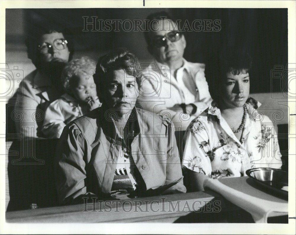 1985 Press Photo People Mass St Peters Church Kane - RRV43227 - Historic Images