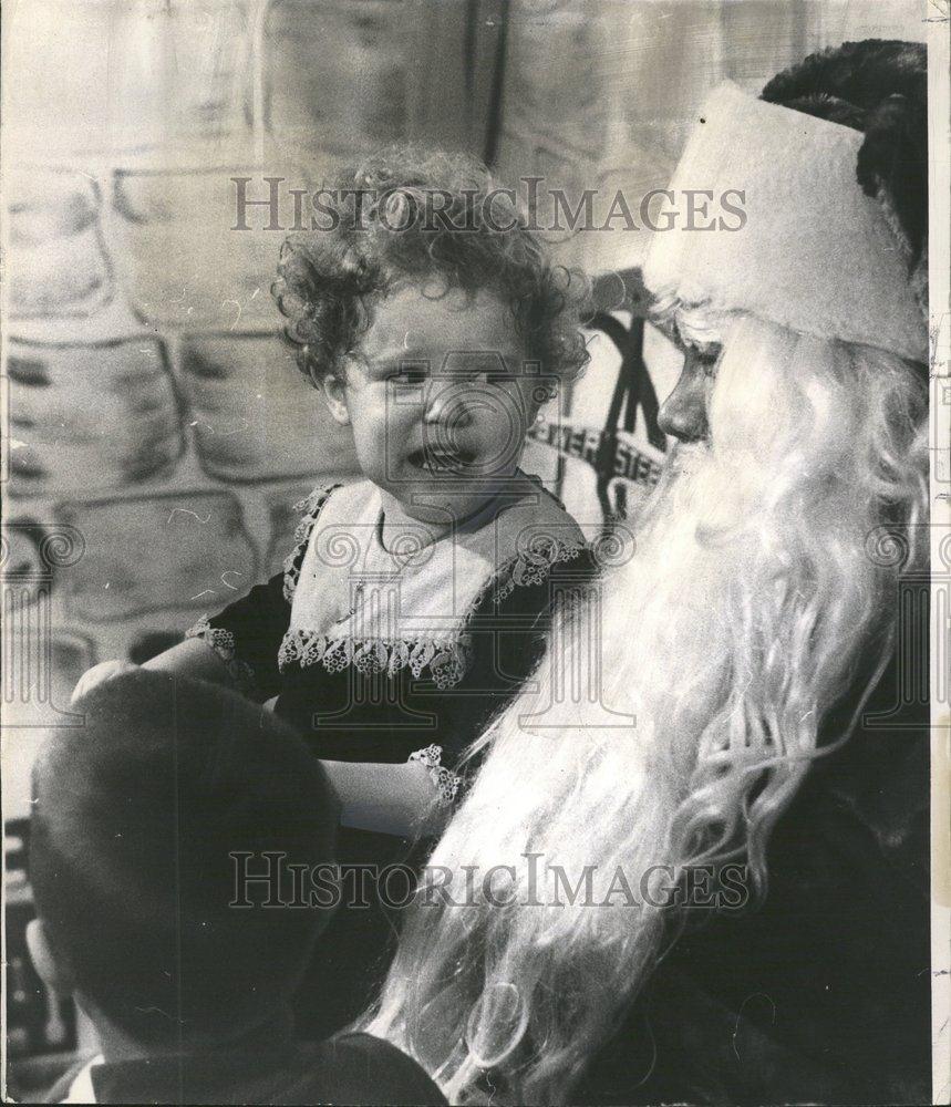 1970 Press Photo Children&#39;s Visits With Santa - RRV61395 - Historic Images