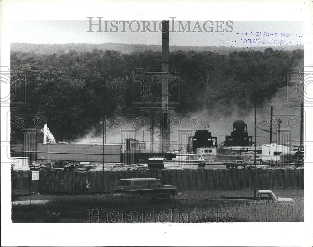 1983 Press Photo Liguid Disposal Ryan Hamlin Fire Car - RRV73233 - Historic Images