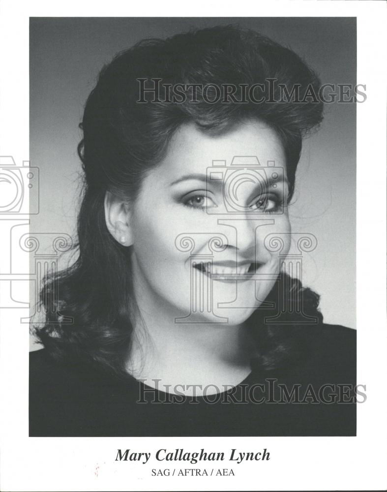 1995 Press Photo Singer Mary Callaghan Lynch Sag - RRV33501 - Historic Images