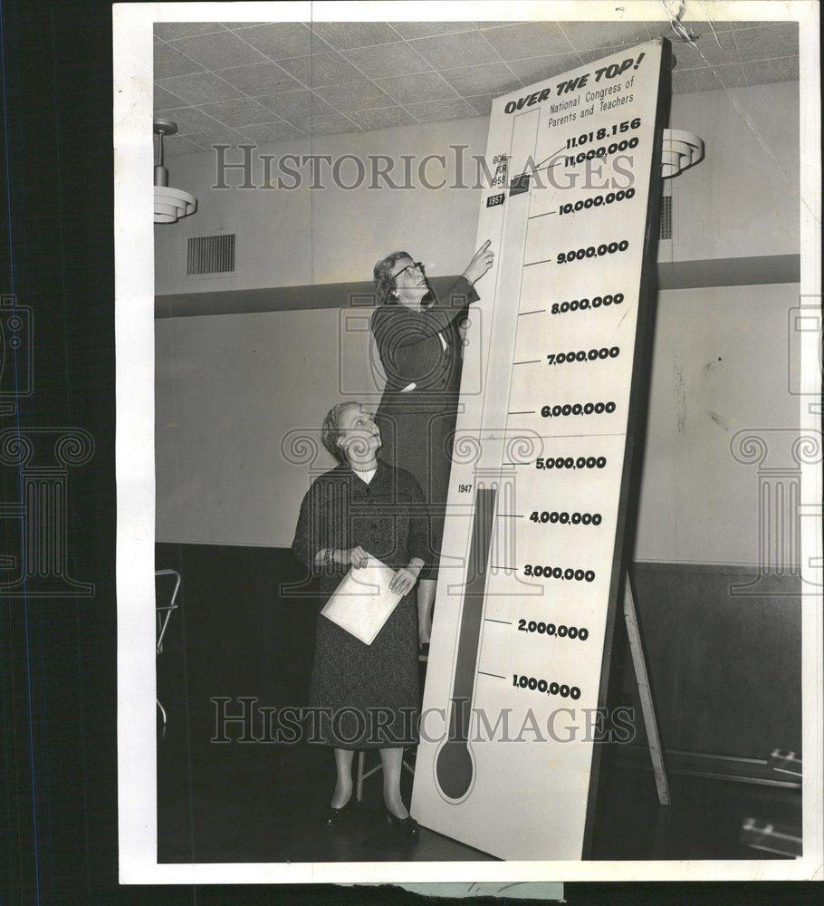 1958 Press Photo PTA Rolling Brown James C Parker - RRV64635 - Historic Images