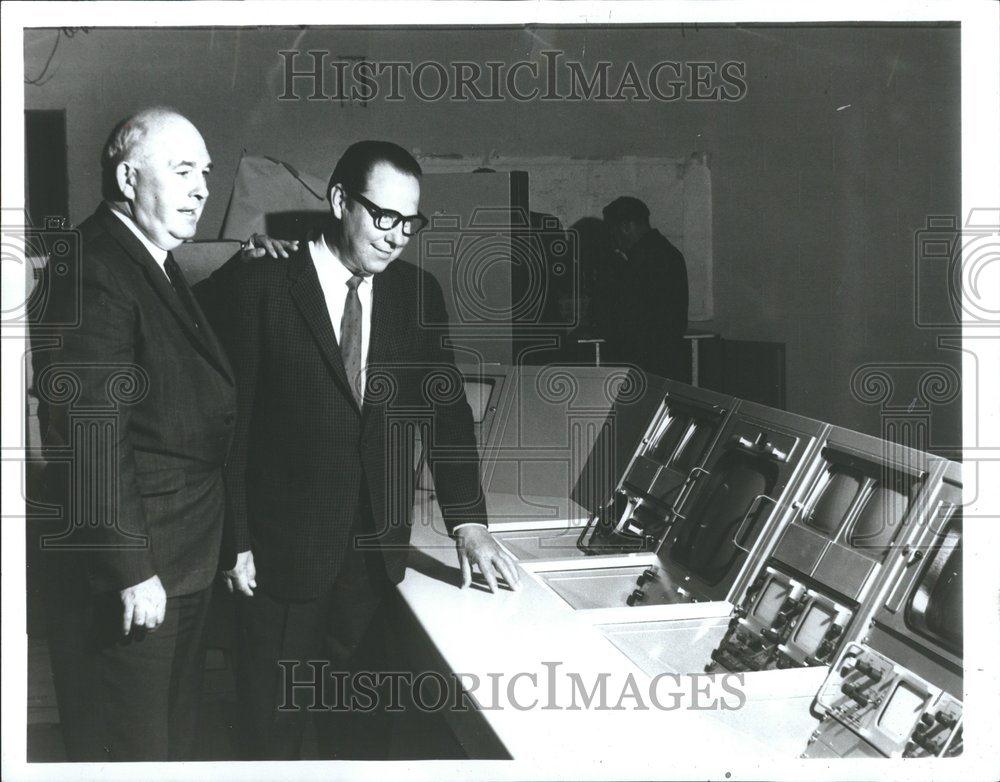 1967 Press Photo Paul B Richard Tamwed TV Executives - RRV72221 - Historic Images