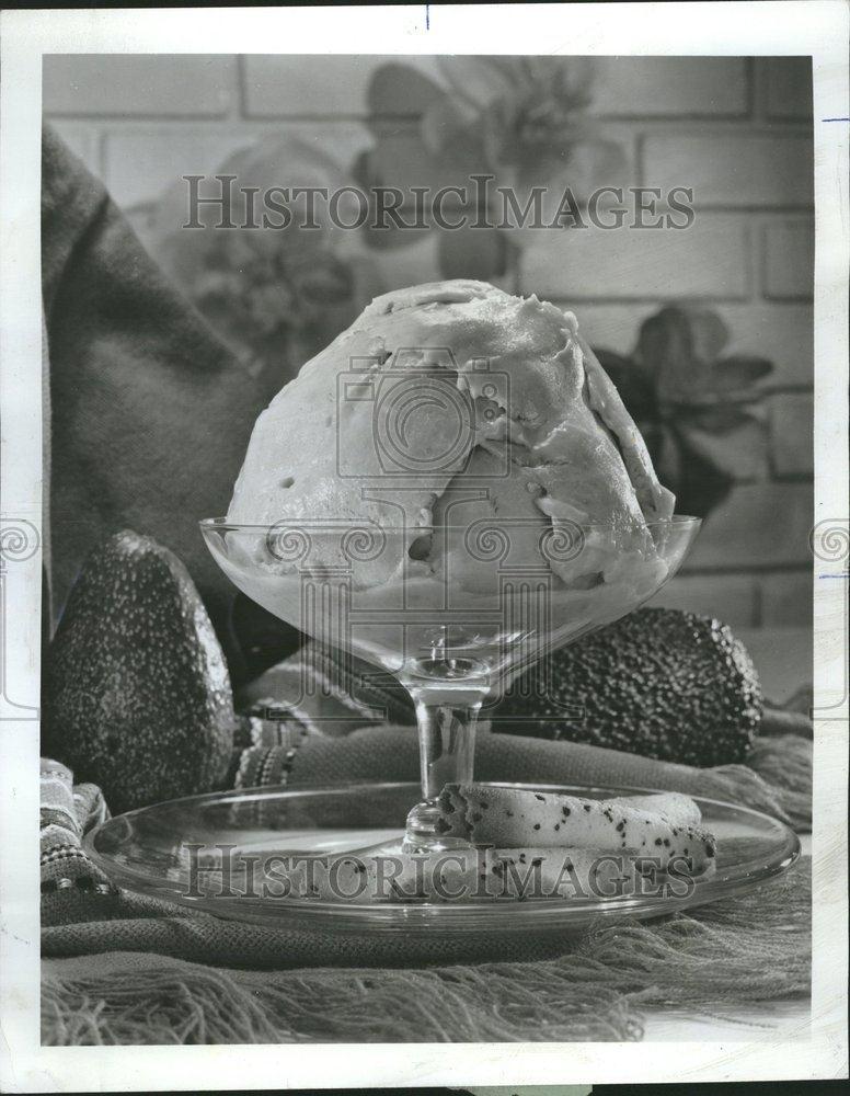 1972 Press Photo Avocados Irish green creamy dessert - RRV60599 - Historic Images