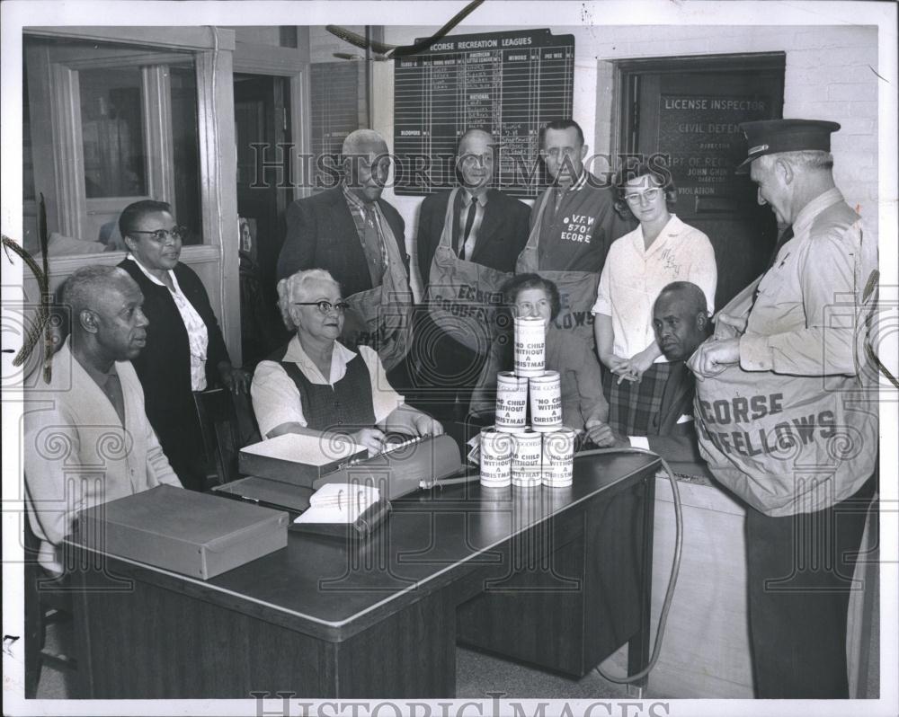 1965 Press Photo Ecorse Goodfellows Old Newsboys - RRV03675 - Historic Images