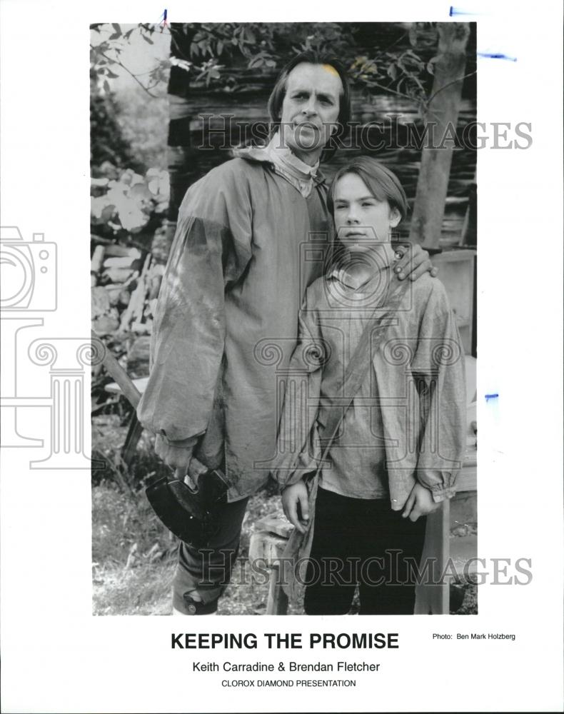 1996 Press Photo Keith Carradine Brendan Fletcher actor - RRV13383 - Historic Images