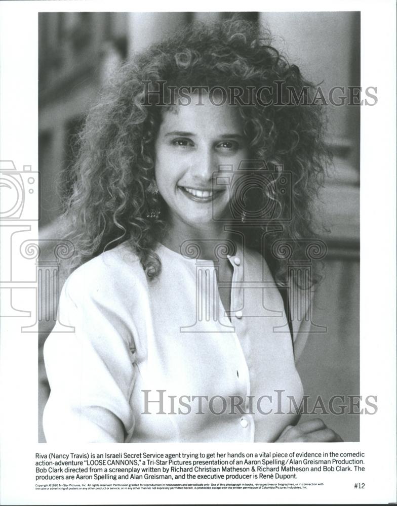 1990 Press Photo Actress Nancy Travis In &quot;Loose Cannons - RRV35245 - Historic Images