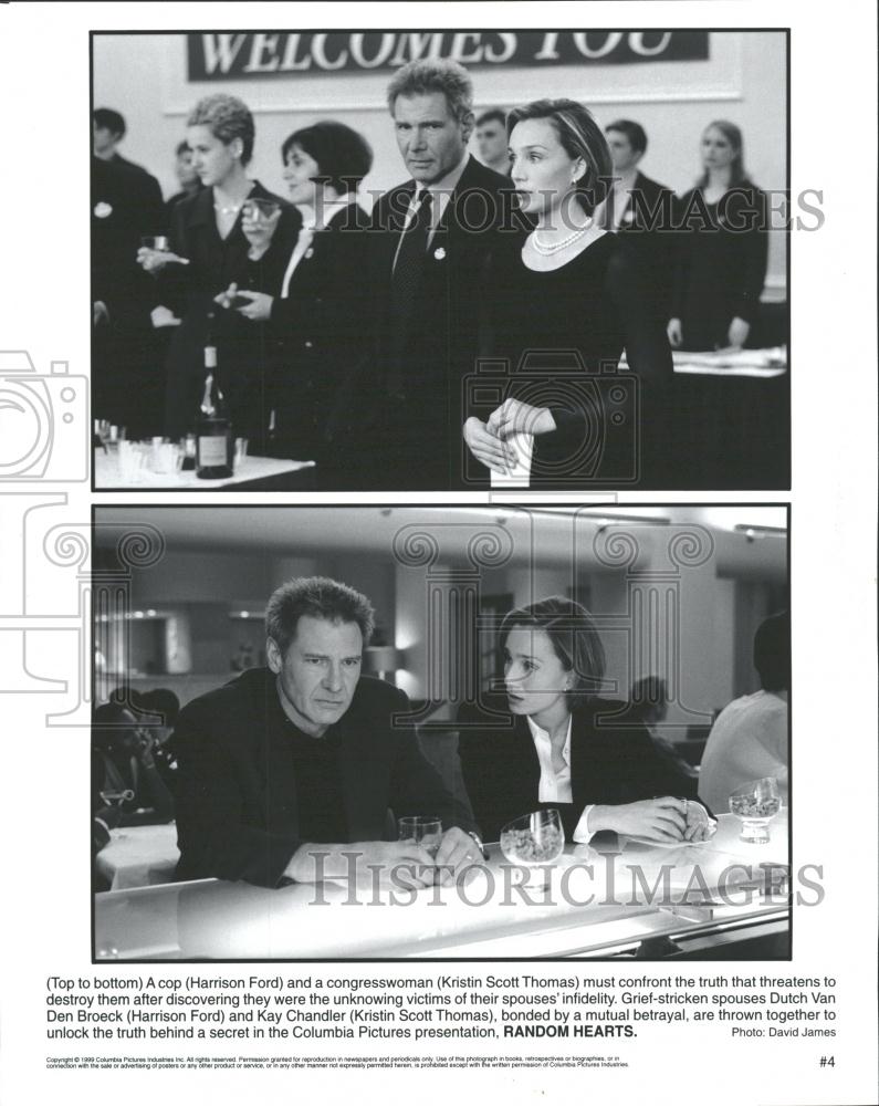 1990 Press Photo Columbia Pictures Random Hearts - RRV35223 - Historic Images