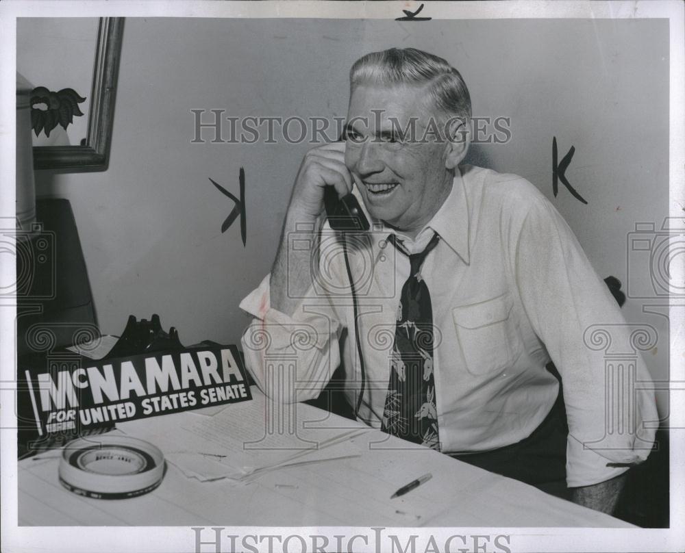 1954 Press Photo Patrick McNamara Senator Michigan - RRV03091 - Historic Images