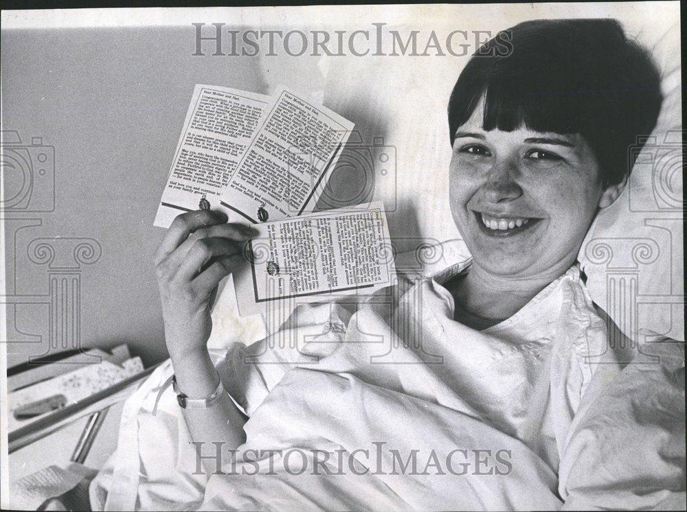 1968 Press Photo Virginia Wolff, Mother Of Triplets - RRV44299 - Historic Images