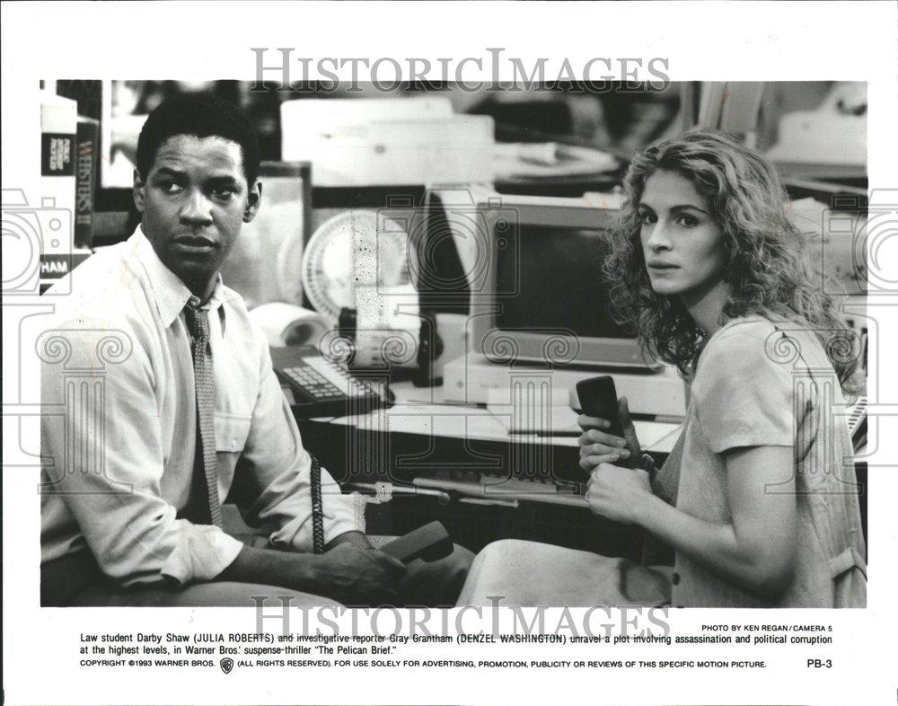 1993 Press Photo Julia Roberts American Film Actress - RRV58911 - Historic Images