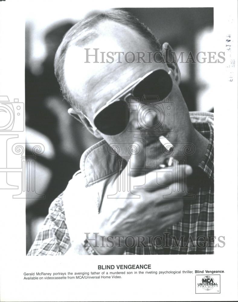 1991 Press Photo Blind Vengeance Gerald McRaney Portray - RRV30507 - Historic Images
