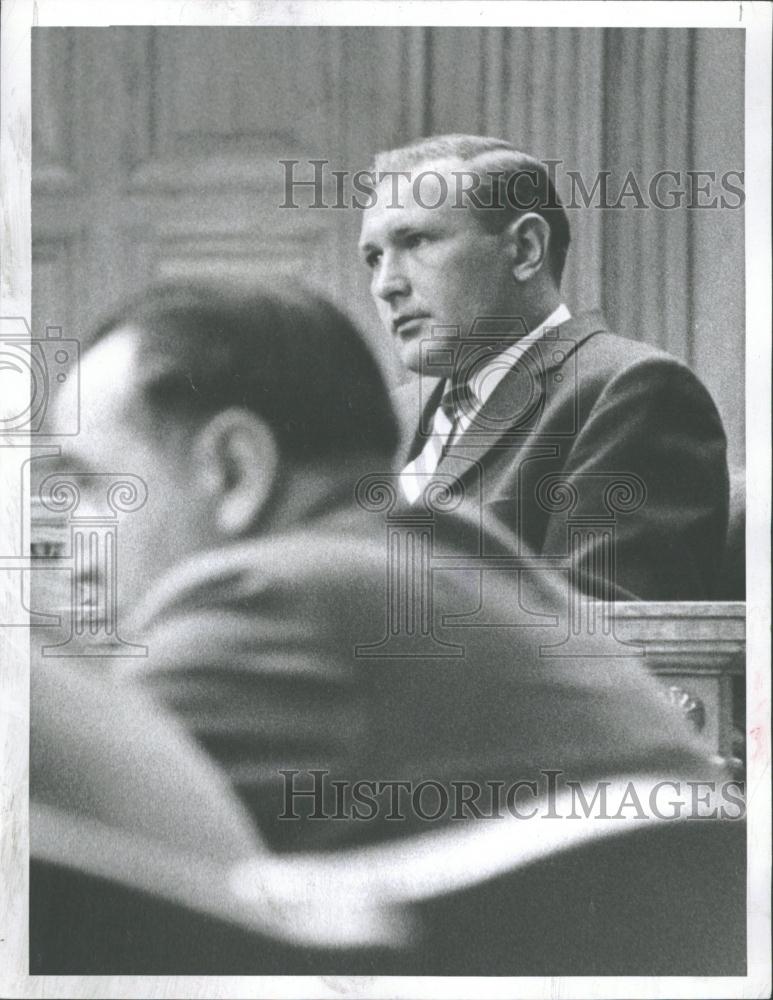 1956 Press Photo Jack Legg Luggage King Ticket Agent - RRV31489 - Historic Images