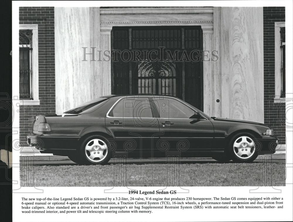 1995 Press Photo 1994 Legend Sedan GS Car Automobile - RRV02009 - Historic Images