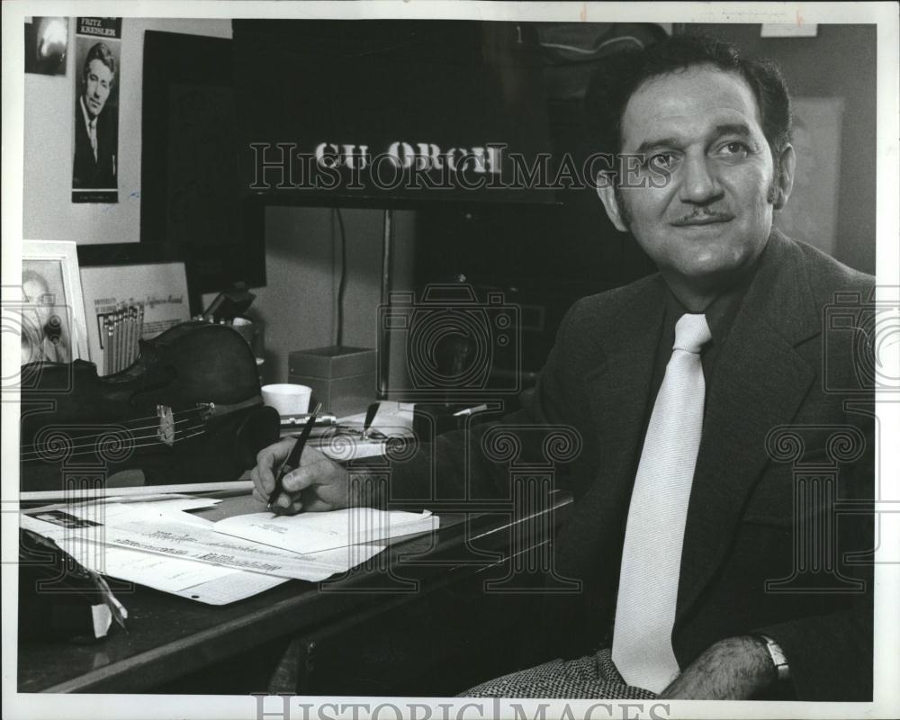 1972 Press Photo Director CU Symphony Orchestra - RRV18189 - Historic Images