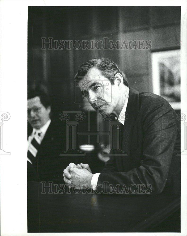 1982 Press Photo Philip E Ruppe Politician U.S. State - RRV55045 - Historic Images