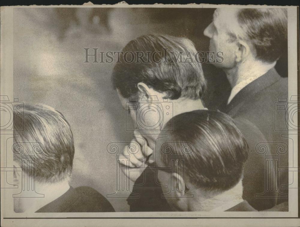 1969 Press Photo Senator Edward Kennedy At Funeral - RRV17641 - Historic Images
