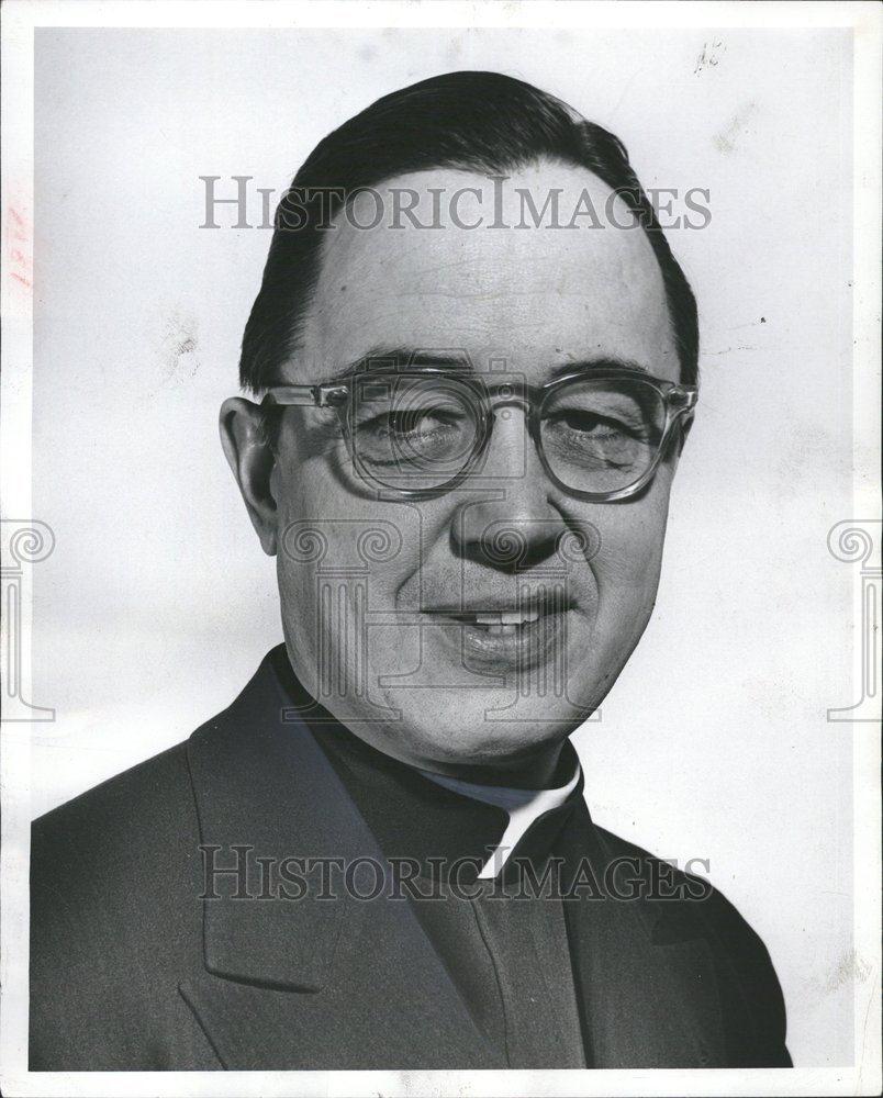 1955 Press Photo Hubert Maino Editor Michigan Catholic - RRV55809 - Historic Images