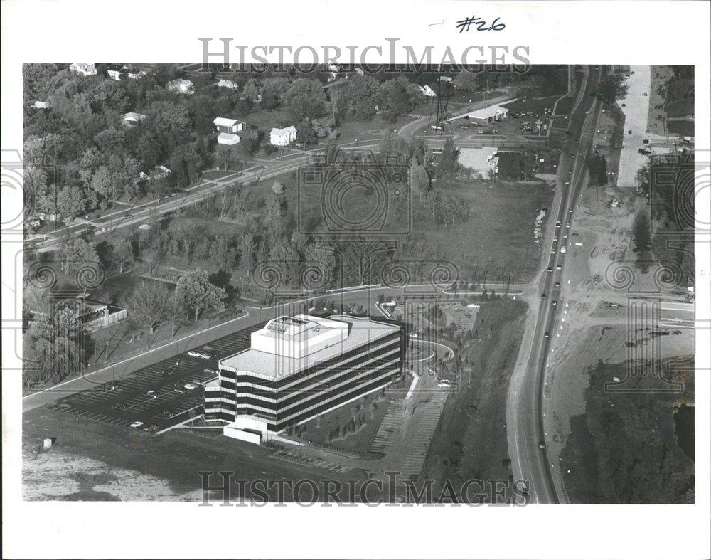 1990 Press Photo Aerial View Auburn Hills Michigan - RRV71761 - Historic Images