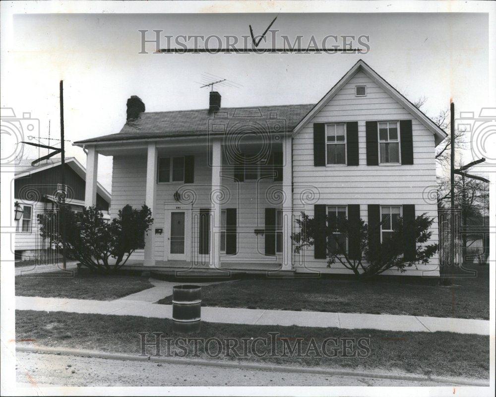 1978 Press Photo Residential House Belleville Michigan - RRV51177 - Historic Images