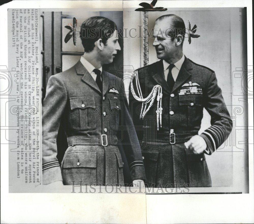 1971 Press Photo Prince Philip Royal Air Force - RRV73577 - Historic Images