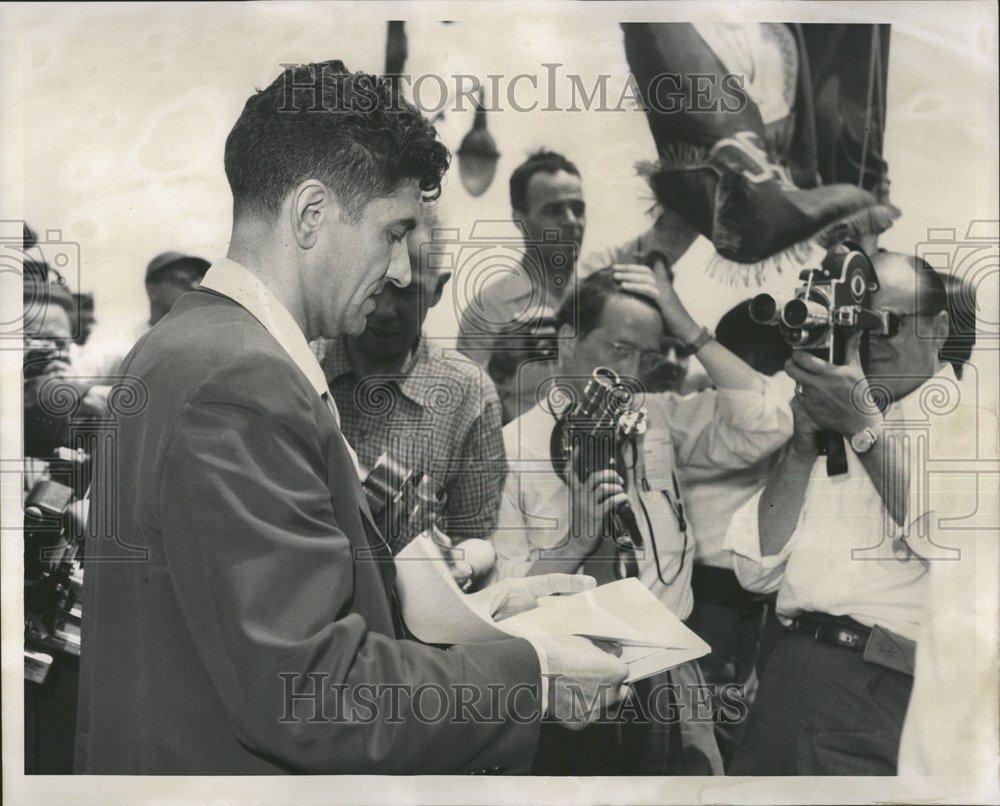 1955 Press Photo President Local 600 Carl Stellato - RRV45051 - Historic Images