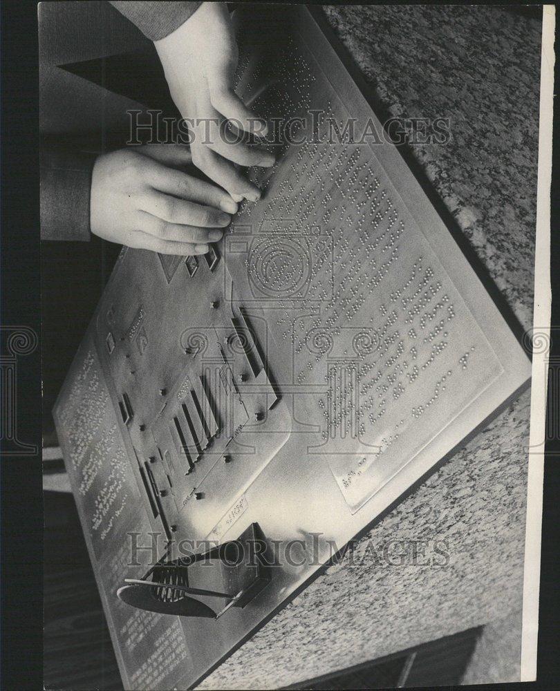 1963 Press Photo Civic Center Plaza Dearborn Richard - RRV64843 - Historic Images