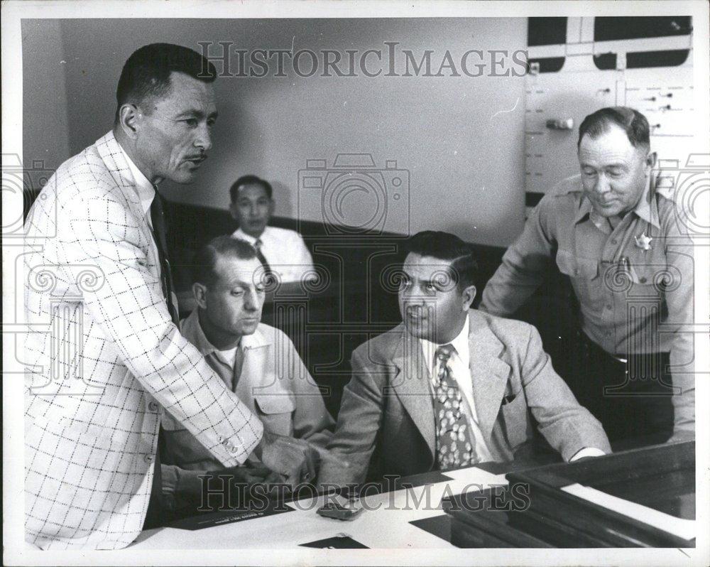 1953 Press Photo Prosecutor Trial Ward Ticket - RRV46191 - Historic Images