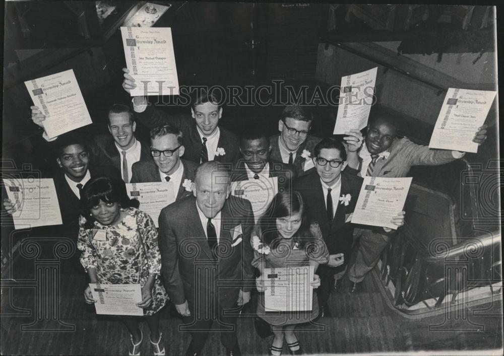 1967 Press Photo Boys Club Member Scholarship Chicago - RRV02533 - Historic Images